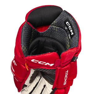 Rękawice hokejowe CCM Tacks XF Red/White Junior