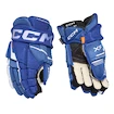 Rękawice hokejowe CCM Tacks XF Royal/White Junior