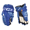 Rękawice hokejowe CCM Tacks XF Royal/White Senior 14 cali