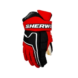 Rękawice hokejowe SHER-WOOD Encrypt Pro Black/Red/White Junior