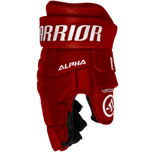 Rękawice hokejowe Warrior Alpha FR2 Red Senior 14 cali