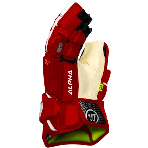 Rękawice hokejowe Warrior Alpha LX2 Red Senior