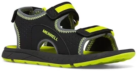 Sandały dziecięce Merrell Panther Sandal 3.0 Black/Hi Viz