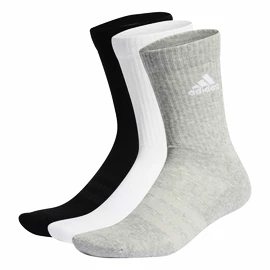 Skarpetki adidas Cushioned Crew Socks 3 Pairs Grey/White/Black