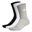 Skarpetki adidas  Cushioned Crew Socks 3 Pairs Grey/White/Black  M