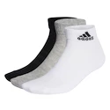 Skarpetki adidas  Cushioned Sportswear Ankle Socks 3 Pairs Grey/White/Black  XL