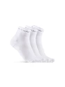 Skarpetki Craft Core Dry Mid 3-Pack White  40-42