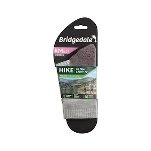 Skarpetki damskie Bridgedale  Hike UL Performance Crew Original Aubergine  L