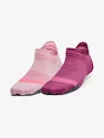 Skarpetki damskie Under Armour  Breathe 2 No Show Tab 2pk-PNK