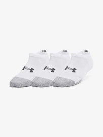 Skarpetki dziecięce Under Armour 3pk No Show Yth-WHT