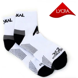 Skarpetki Karakal Socks X2+ Men Ankle White/Black-41-47