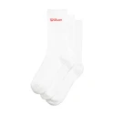 Skarpetki Wilson  Crew Logo Sock 3 Pack Bright White  S