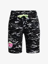 Spodenki chłopięce Under Armour Rival Fleece ANAML Short-BLK