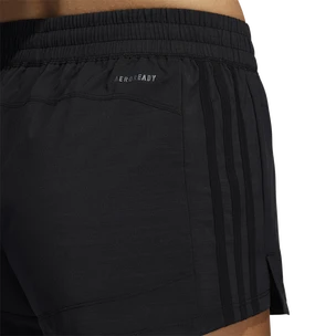 Spodenki damskie adidas  Pacer 3-Stripes Woven Heather Shorts Black L