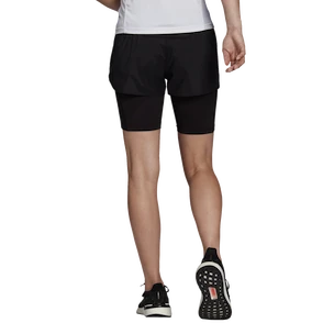 Spodenki damskie adidas  Run Fast 2in1 Shorts Black XS