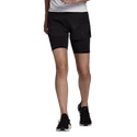 Spodenki damskie adidas  Run Fast 2in1 Shorts Black XS