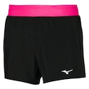 Spodenki damskie Mizuno Alpha 4.5 Short Black/Pink Peacock M