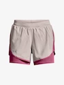 Spodenki damskie Under Armour  Fly By Elite 2-in-1 Short-GRY