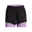 Spodenki damskie Under Armour  Iso-Chill Run 2N1 Short-GRY