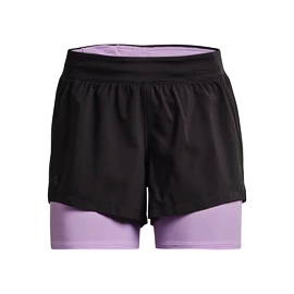 Spodenki damskie Under Armour Iso-Chill Run 2N1 Short-GRY