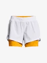 Spodenki damskie Under Armour  Iso-Chill Run 2N1 Short-WHT