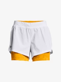 Spodenki damskie Under Armour Iso-Chill Run 2N1 Short-WHT