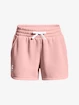 Spodenki damskie Under Armour  Rival Fleece Short-PNK