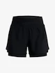 Spodenki damskie Under Armour  RUN STAMINA 2IN1 SHORT-BLK