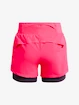 Spodenki damskie Under Armour  RUN STAMINA 2IN1 SHORT-PNK