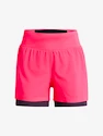 Spodenki damskie Under Armour  RUN STAMINA 2IN1 SHORT-PNK