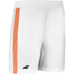 Spodenki dziecięce Babolat  Play Short Boy White/Orange