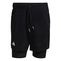 Spodenki męskie adidas  Melbourne Tennis Two-in-One 7-inch Shorts Black XXL