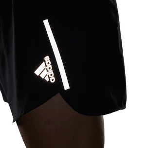 Spodenki męskie adidas  Run Fast Reflective Split Shorts Black S