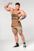 Spodenki męskie Nebbia  Gym Sweatshorts GYM BRO Light Brown