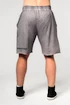 Spodenki męskie Nebbia  Washed-off Gym Sweatshorts NO BS Light Grey