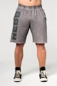 Spodenki męskie Nebbia  Washed-off Gym Sweatshorts NO BS Light Grey M