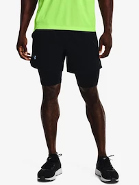 Spodenki męskie Under Armour LAUNCH 5'' 2-IN-1 SHORT-BLK