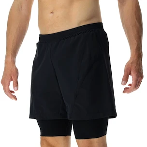 Spodenki męskie UYN  RUNNING EXCELERATION OW PERFORMANCE 2IN1 SHORT Black