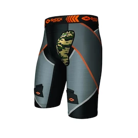 Spodenki z suspensorem Shock Doctor 30160 X-Fit Cross Comp.Hockey Short Black/Grey Senior