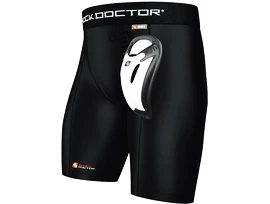 Spodenki z suspensorem Shock Doctor BioFlex Cup Black Senior