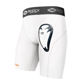 Spodenki z suspensorem Shock Doctor BioFlex Cup White Senior