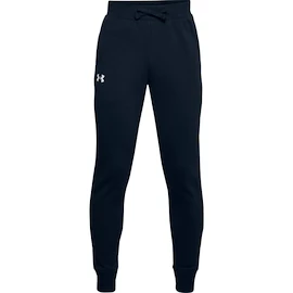 Spodnie dresowe chłopięce Under Armour RIVAL COTTON PANTS Dark Blue