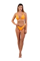 Strój kąpielowy Nebbia  Classic Triangle Bikini Top 451 Orange Neon