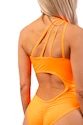 Strój kąpielowy Nebbia  One Shoulder Asymmetrical Monokini 458 Orange Neon