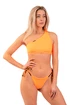 Strój kąpielowy Nebbia  One Shoulder Bandeau Bikini Top 449 Orange Neon