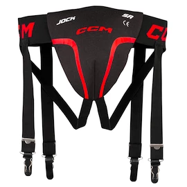 Suspensor CCM Jock Combo Black/Red Youth