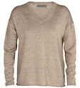 Sweter Icebreaker  Flaxen LS V Sweater Beige S