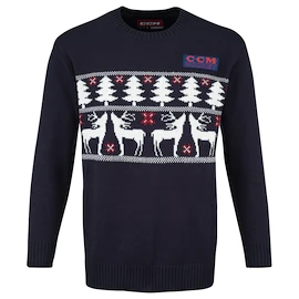 Sweter męski CCM Holiday Ugly Sweather Navy