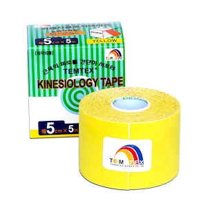 Taśma do tapingu TEMTEX  Kinesio Tape Classic 5 cm × 5 m Czarny