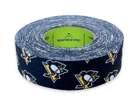 Taśma hokejowa Renfrew NHL Pittsburg Penguins 24 mm x 18 m